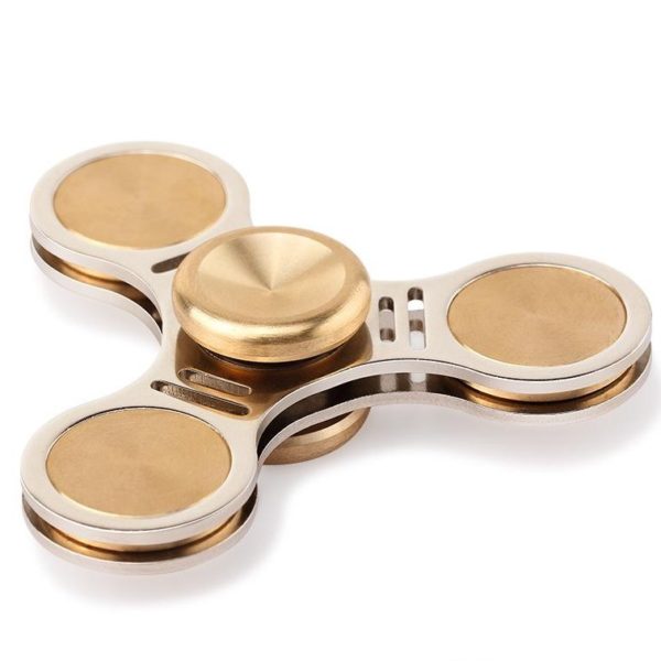 Μεταλλικό Fidget Spinner brass S8