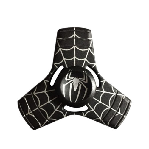 Μεταλλικό Fidget Spinner Spiderman Black 4 Min