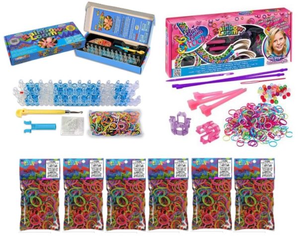 Κιτ Rainbow Loom με αργαλειό