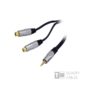 520 5M Gold Hq Stereo 3.5MM Plug To 2RCA Jack blister pack