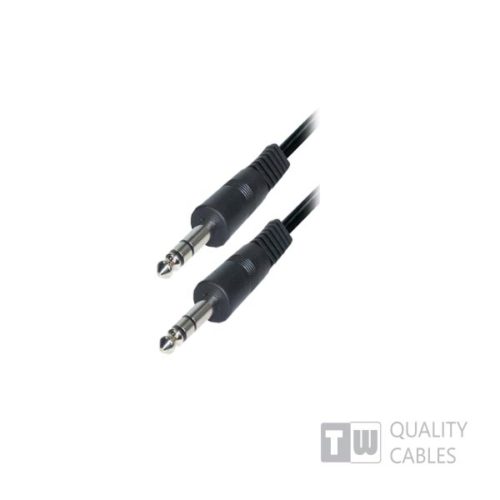5M Nickel 6.3MM Plug To 6.3MM Plug Mono