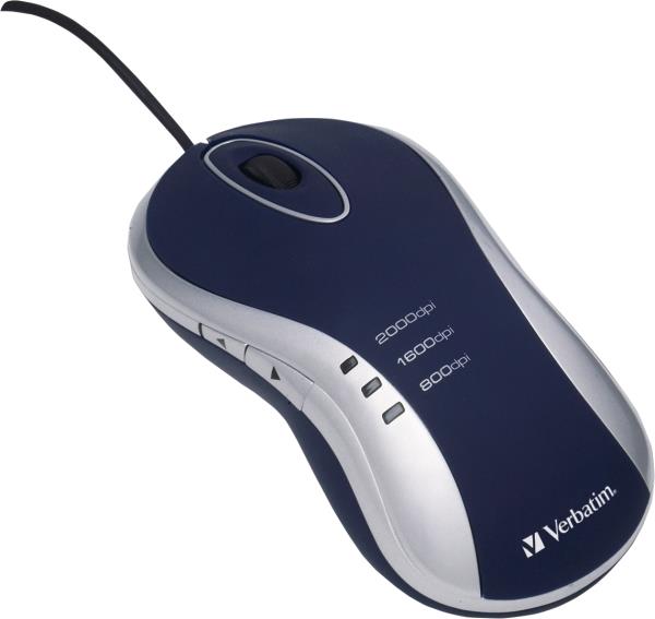 LASER DESKTOP MOUSE BLUE