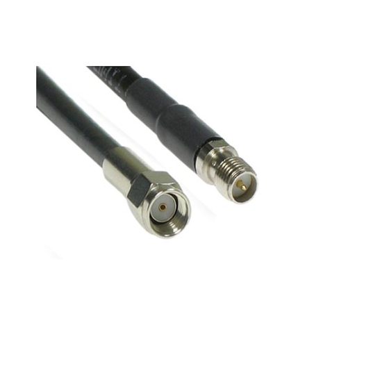 ANTENNA CABLE MALE REVERSED - SMA MALE to SMA FEMALE REVERSED- LMR200 3M BK