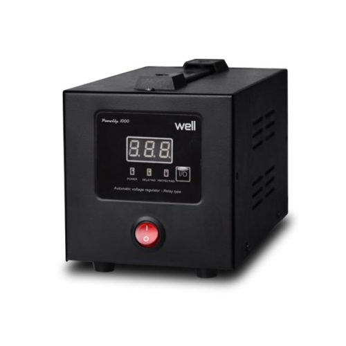 AVR-1000VA WELL ΨΗΦΙΑΚΟ POWERUP LCD Display Black