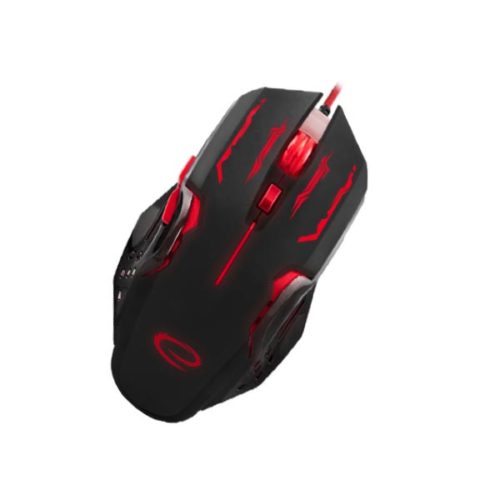 Apache Gaming mouse ενσύρματο μαύρο/κόκκινο 6 Keys 2400dpi EGM403R