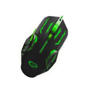 Apache Gaming mouse ενσύρματο μαύρο/πράσινο 6 Keys 2400dpi EGM403G
