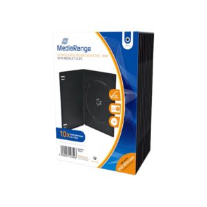 BOX33 MediaRange DVD Slimcases black 10 pack