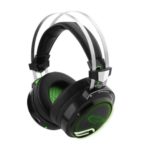 Bloodhunter Ακουστικό 50mm με μικρόφωνο 7.1 w/Vibration gaming μαύρο-πράσινο EGH9000