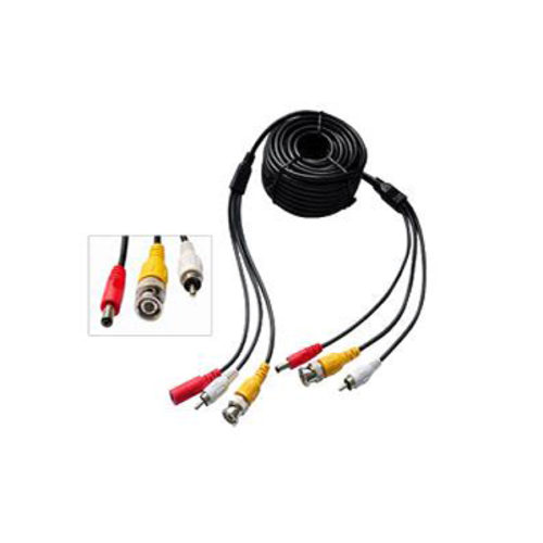 CctV Hq Cable  5M  For Bnc(Mm) Dc(Mf) Rca Mm Blk