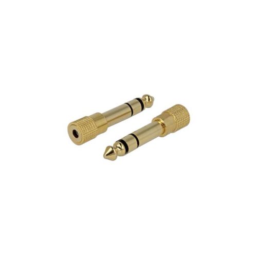 DELOCK Adaptor Stereo 6.3MM F/St3.5MM M Metal