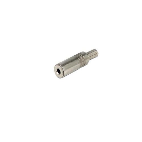 DELOCK jack 3.5mm/Bend Protection/Female/Metal/Silver 65535