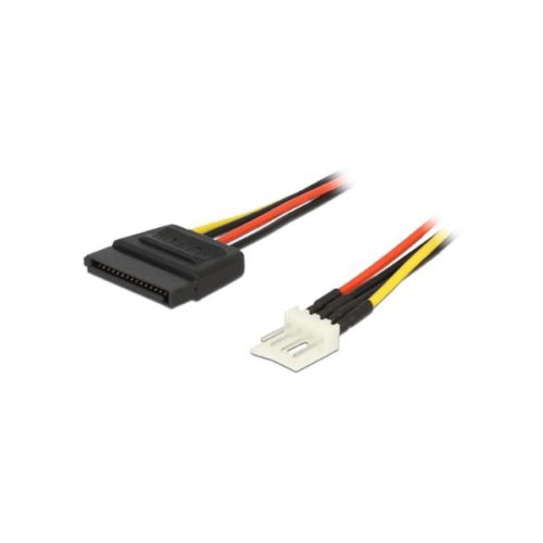 DELOCK Καλώδιο ρεύματος 0.15m από 4PIN floppy σε SATA 83918