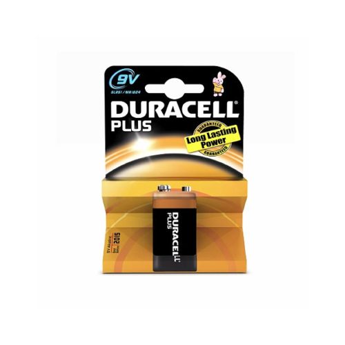 DURACELL PLUS ALC 9V 6LR61 1τεμ Αλκαλική Μπαταρία