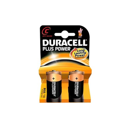 DURACELL PLUS ALC C LR14 2τεμ Αλκαλική Μπαταρία
