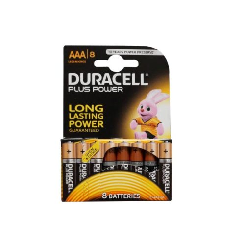 DURACELL PLUS POWER ALC  AAA 8τεμ. LR03 Αλκαλική Μπαταρία