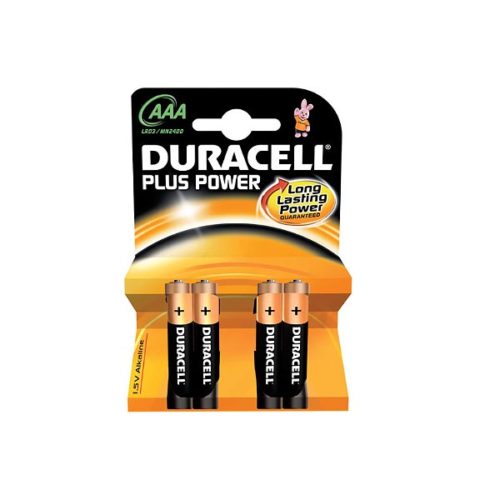 DURACELL PLUS POWER ALC LR03 AAA 4τεμ Αλκαλική Μπαταρία