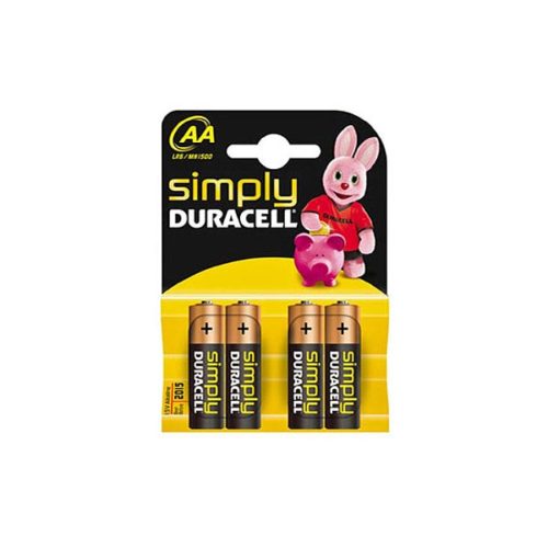 DURACELL SIMPLY ALC LR6  AA 4τεμ Αλκαλική Μπαταρία
