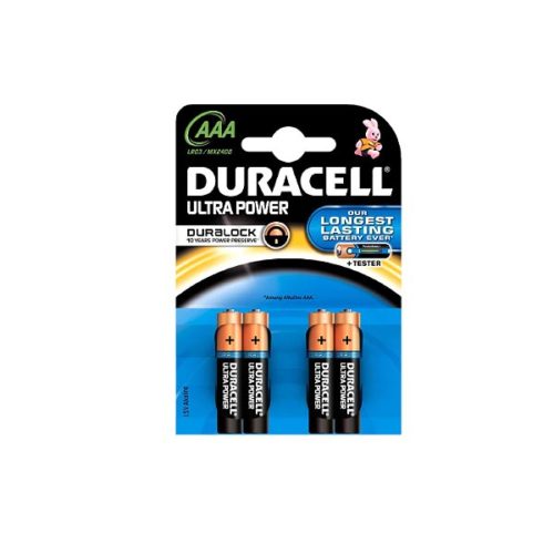 DURACELL ULTRA POWER ALC  AAA 4τεμ.  Αλκαλική Μπαταρία