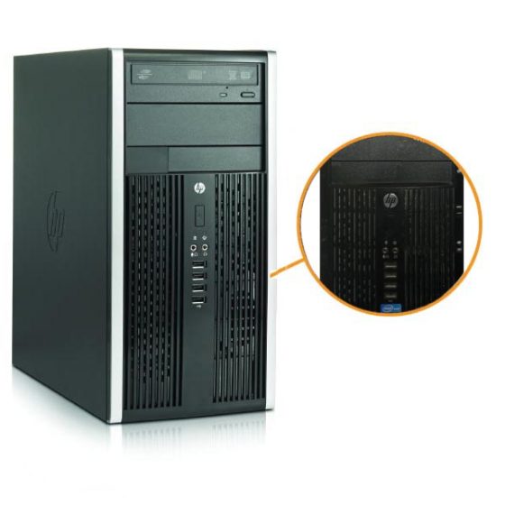 HP 6200pro Tower i5-2400/4GB DDR3/160GB/DVD/7P/Grade B Refurbished PC