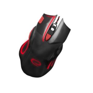 Hawk Gaming mouse ενσύρματο μαύρο/κόκκινο 7 Keys 2400dpi EGM401KR