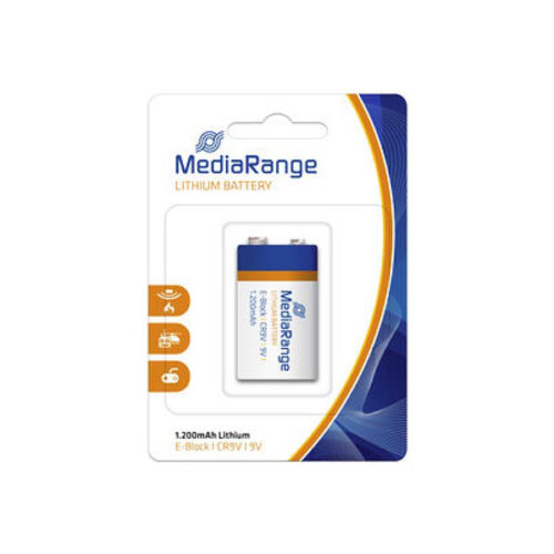 MEDIARANGE CR-9V Λιθιου Καρτέλα 1τεμ Μπαταρία  9v
