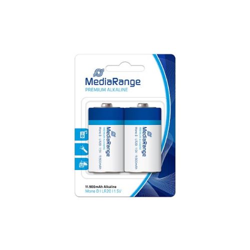 MEDIARANGE LR20 D 2τεμ. 1.5V Μεγάλη Αλκαλική Μπαταρία