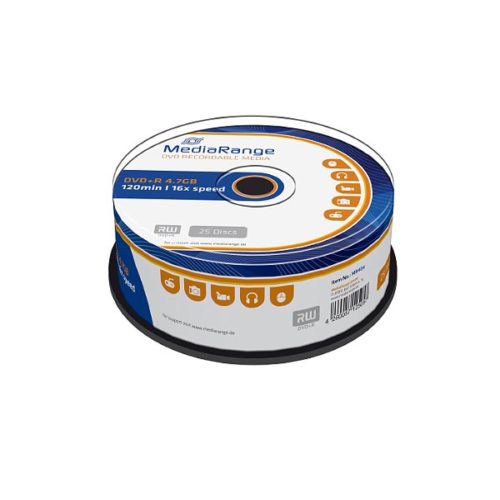 MR404 MediaRange DVD R 16x cakebox 25pcs