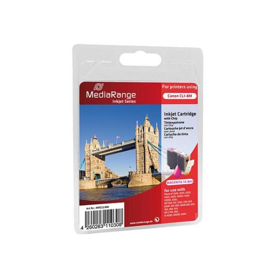 MediaRange Inkjet CLI-8M  Magenta IP4200/4300/5200/5200R/5300/4500/6600D/6700D