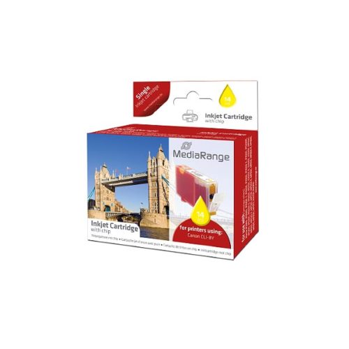 MediaRange Inkjet CLI-8Y Yellow IP4200/4300/5200/5200R/5300/4500/6600D/6700D