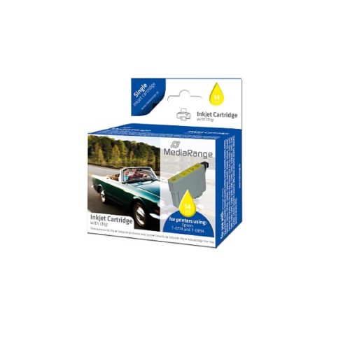 MediaRange Inkjet  for T0714 YELLOW 14ml  Stylus BX310