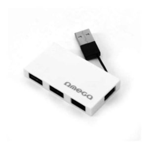 OMEGA USB 2.0 HUB 4 PORT BOX άσπρο  OUH24BΒW