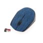 OMEGA Ποντίκι Ασύρματο Fabric Braided 2.4Ghz σκούρο μπλε OM0430WDB