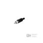 Rca Male Connector Assembly Type Black