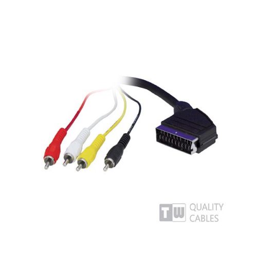 SCART to 4RCA 3m - Ccs