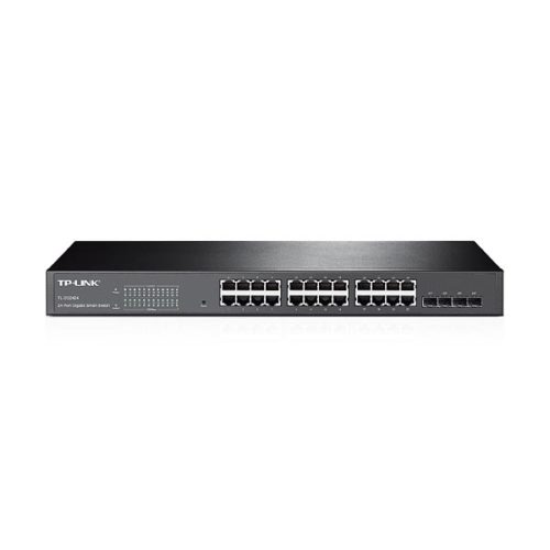 TP-LINK SG2424 JetStream 24-Port Gigabit Smart Switch w/4 Combo SFP Slots