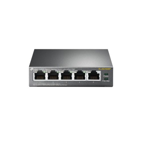 TP-LINK TL-SG1005P Gigabit Desktop Switch 5-port 10/100/1000M w/4Port  PoE