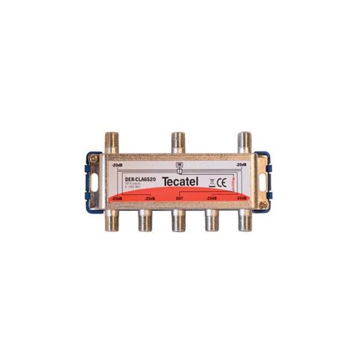 Tap-off έξι εξόδων. Εξασθένηση διέλευσης15db DER-CLA6S15