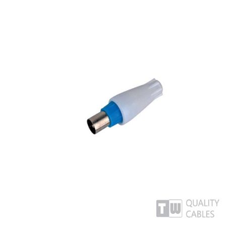 Tv Connector 9.5MM Male Blue  συσκ 20τμχ