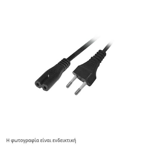 USED Καλώδιο τροφοδοσίας ρεύματος οκταράκι 2x0.5mm χωρίς συσκευασία
