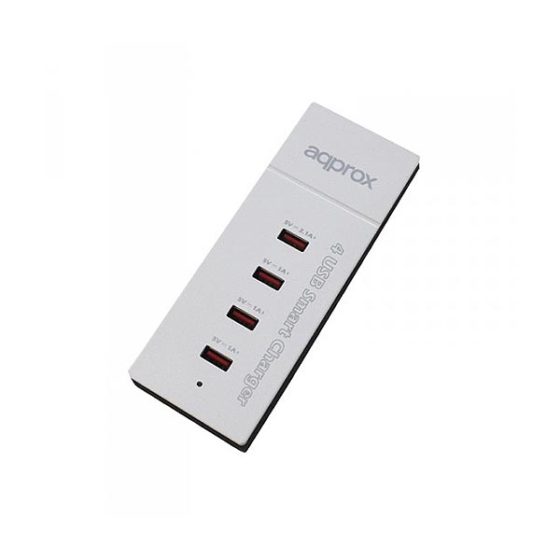 Universal 4 USB Port 3x1A & 1x2.1A Charger Approx