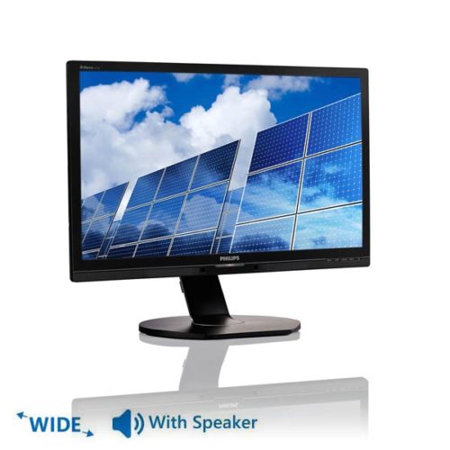 Used Monitor 221B LED/Philips/22"/1920x1080/Wide/Silver/Black/With Speakers/D-SUB & DVI-D & USB HUB