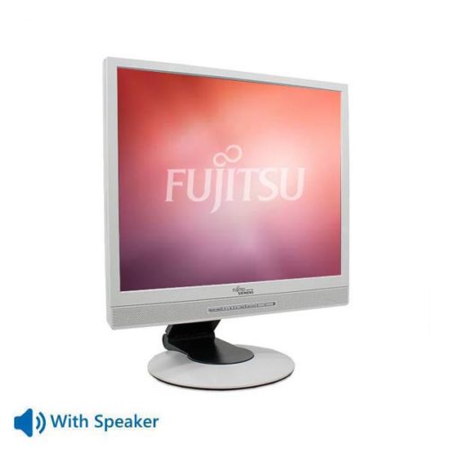 Used Monitor B19-x LED/Fujitsu/19"/1280x1024/White/Grade B/With Speakers/VGA & DVI-D