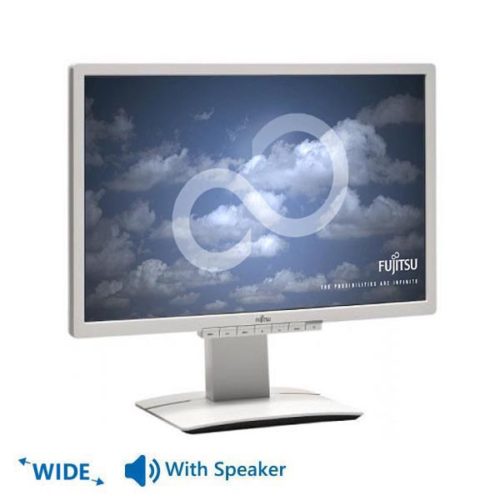 Used Monitor B22W TFT/Fujitsu /22"/1680x1050/wide/White/Grade B/With Speakers/VGA&DVI-D