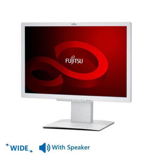 Used Monitor B22W-x LED/Fujitsu /22"/1680x1050/wide/White/NP/With Speakers/VGA&DVI-D&DisplayPort