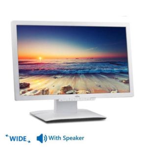 Used Monitor B23T LED/Fujitsu/23”/1920x1080/Wide/White/With Speakers/D-SUB & DVI-D & Display Port