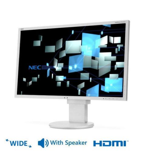 Used Monitor EA243Wx LED/NEC/24"/1920x1200/wide/White/Grade B/With Speakers/D-SUB&DVI-D&DP&HDMI&USB