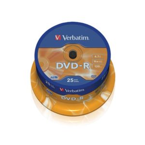 Verbatim  DVD-R 16X 4.7GB 25pack