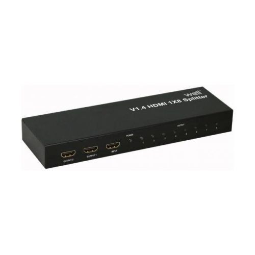 WELL Hdmi Splitter 8 port 4K V.1.4
