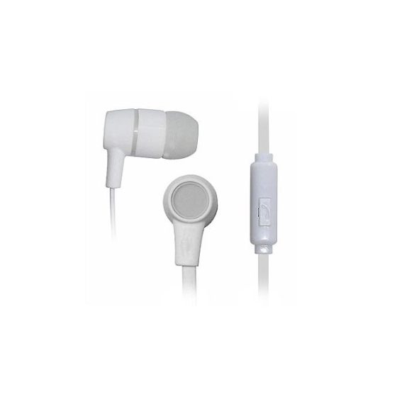 Ακουστικό με μικρόφωνο w/ Flat Cable Λευκό Vakoss