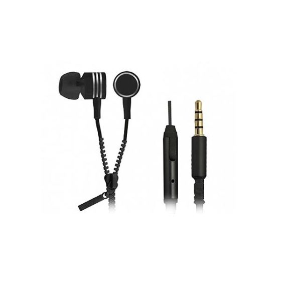 Ακουστικό με μικρόφωνο w/ Zip Cable Μαύρο EH161K